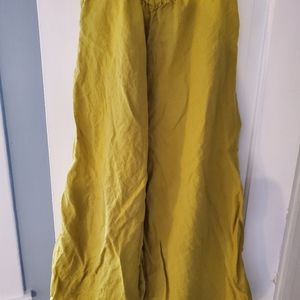Linen culottes WELS in MAXI length / wide leg WELS maxi pants